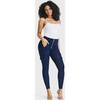 WR.UP Cargo Denim High Waisted 7/8 Length Jeans