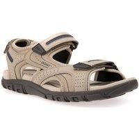 Geox Mens Uomo Strada Sandals, Sand Navy, 10.5 UK