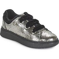 Geox  J DISCOMIX GIRL  girls's Children's Shoes (Trainers) in Silver