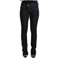 GF Ferre Chic Low Waist Skinny Jeans in Timeless Women's Black Authentic
