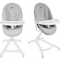 Chicco Baby Hug Meal Kit (Grey White) - Seat Cover & Tray
