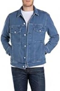 Replay Men/'s Mv868 Denim Jacket, 009 Medium Blue, S