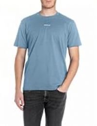 Replay Men/'s M3098 T-Shirt, 388 Grigio Medio, S