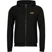 Emporio Armani EA7  TRAIN LOGO SERIES FZ HOODIE  men's Sweatshirt in Black