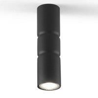Metallux Turbo surface-mounted ceiling light, fixed, black