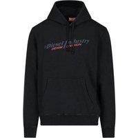 Industry Denim Division Design Black Hoodie