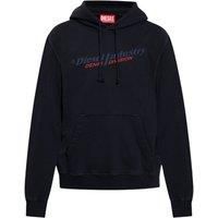 Diesel - Men/'s Regular Fit Hoodie - S-Ginn-Hood New Industries, Size: S, black, S