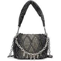 Diesel Charm-D Shoulder Bag - Black