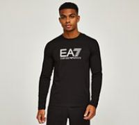 EA7 Train Visibility Long Sleeved T-Shirt - Black - Size XS