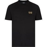 EA7 Men's Chest Logo T-Shirt, Black