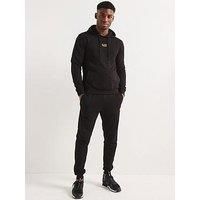 Ea7 Emporio Armani Ea7 Emporio Armani Train Core Id Hooded Tracksuit - Black