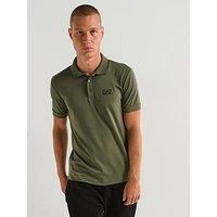 Ea7 Emporio Armani Train Core Id Small Logo Polo Shirt - Green