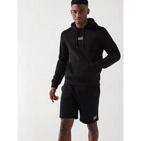 EA7 Emporio Armani Men/'s Core Identity Hoodie Black, Black, L