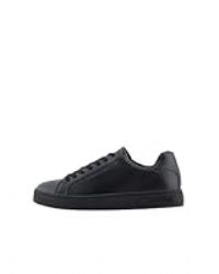 Armani Exchange Men/'s London Sneaker, Black Beauty, 7.5 UK