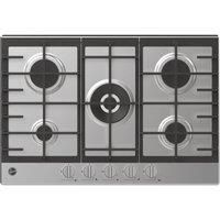 Hoover HHG75WK3X 5 Burner Cast iron & stainless steel Gas Hob (W)745mm