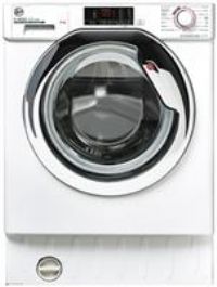 Hoover HBWS48D1ACE80 HWASH 300 8kg 1400rpm Integrated Washing Machine  White With Chrome Door