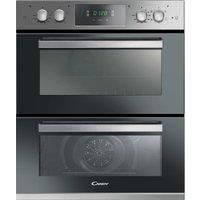Candy FC7D405IN Double Built Under Electric Oven - Stainless Steel