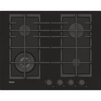 Haier HAVG5BF4S2B Series 2 Built In 60cm 4 Burners Gas Hob Black