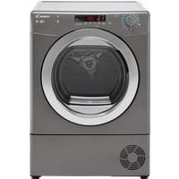 Candy Smart Pro CSOEC10DCGR Freestanding Condenser Tumble Dryer, Large Capacity, 10 kg Load, Graphite