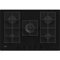 Hoover Hvg74Wc5B 5 Burner Glass Gas Hob (W)745mm - Black