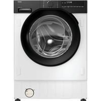Haier Series 6 Integrated Washer Dryer With Autodose, 9 Kg Wash, 6 Kg Dry, Combined Cycle Class D,1600 RPM, hOn App Connectivity, Anti-Bacterial Treatment, White and Black,60x53x82 cm-BHA6SD696M6DB980