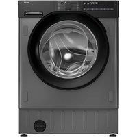 Haier Series 6 Integrated Washer Dryer, 9 Kg Wash plus 6 Kg Dry, Combined Cycle Class D, 1600 RPM, hOn App Connectivity, Anti-Bacterial Treatment, Graphite and Black, 60x53x82 cm - BHA6S696M6DB9R80