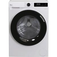 HOOVER Pro Wash Series 3 Washing Machine, 10kg, 1400 rpm, A-20 percent Energy Class, 16 Programmes, XL Soft Drum, WIFI Connected, White-Black Door, 55x60x85 cm - HBR 410BL8-80