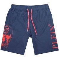 PP Skull Navy Blue Swim Shorts