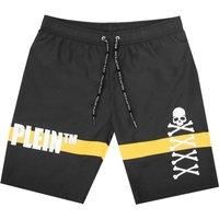 Philipp Plein TM Skull And Bones Black Swim Shorts