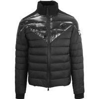 Plein Sport Plain Quilted Black Jacket