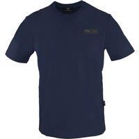 Circle Logo On Back Navy Blue T-Shirt