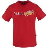 Scratched Logo Red T-Shirt