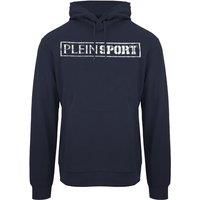 Large Stamp Logo Navy Blue Hoodie