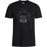 Property Of Denim Division Logo Black T-Shirt