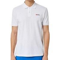 Diesel Men/'s Short-Sleeved Polo Shirt A12477-7RMXZA. Shoulder Polo Shirt, Men/'s Short-Sleeved Polo Shirt White