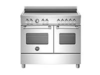 Bertazzoni MAS105I2EXC_SS Bertazzoni MAS105I2ENEC, Range cooker, Black, Rotary, Analog, Enamel, Bottom