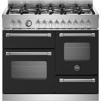 Bertazzoni Master Series MAS106L3ENEC Dual Fuel Range Cooker - Matt Black - A/A Rated