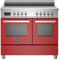 Bertazzoni PRO105I2EROT 100cm Electric Induction Range Cooker  Gloss Red