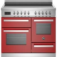 Bertazzoni PRO105I3EROT 100cm Electric Induction Range Cooker - Gloss Red