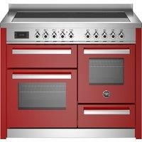 Bertazzoni PRO115I3EROT 110cm Electric Induction Range Cooker - Gloss Red