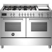 Bertazzoni PRO126G2EXT Twin Oven Dual Fuel Stainless Steel