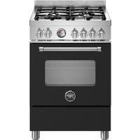 Bertazzoni Master Series MAS64L1ENEC Dual Fuel Range Cooker - Matt Black - A Rated