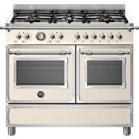 Bertazzoni HER106L2EAVT Heritage Series 100cm Dual Fuel Range Cooker Ivory