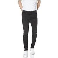Replay Men/'s Anbass Jeans, 098 Black, 36W / 32L