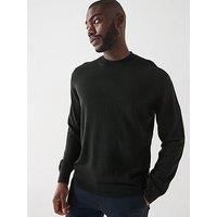 Armani Exchange Crew Neck Knitted Jumper - Dark Green