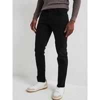 Armani Exchange Men's Slim 5 Pocket Jeans, Black