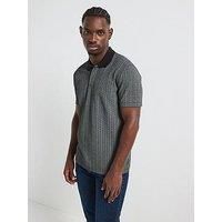 Armani Exchange Jeans XM000736 Polo T-shirt black circle logo AX Shirt White All