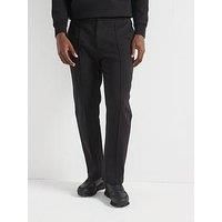 Armani Exchange Straight Leg Jersey Trousers - Black
