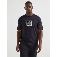 Armani Exchange Men/'s Spray Paint Ax Logo Tee T-Shirt, deep Navy, L