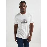 Armani Exchange Men's Box Logo T-Shirt, White